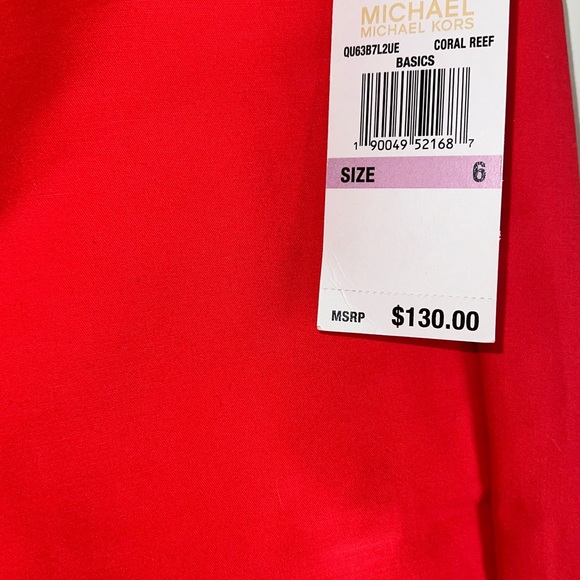 Micheal Kors Capris Slacks-Salmon - Picture 6 of 8